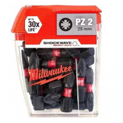 MILWAUKEE BİTS UÇ PZ2 25mm 25Lİ PAKET SHOCKWAVE